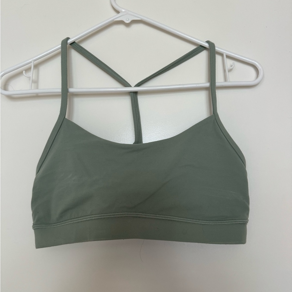 Lululemon Y bra size 6, sage green